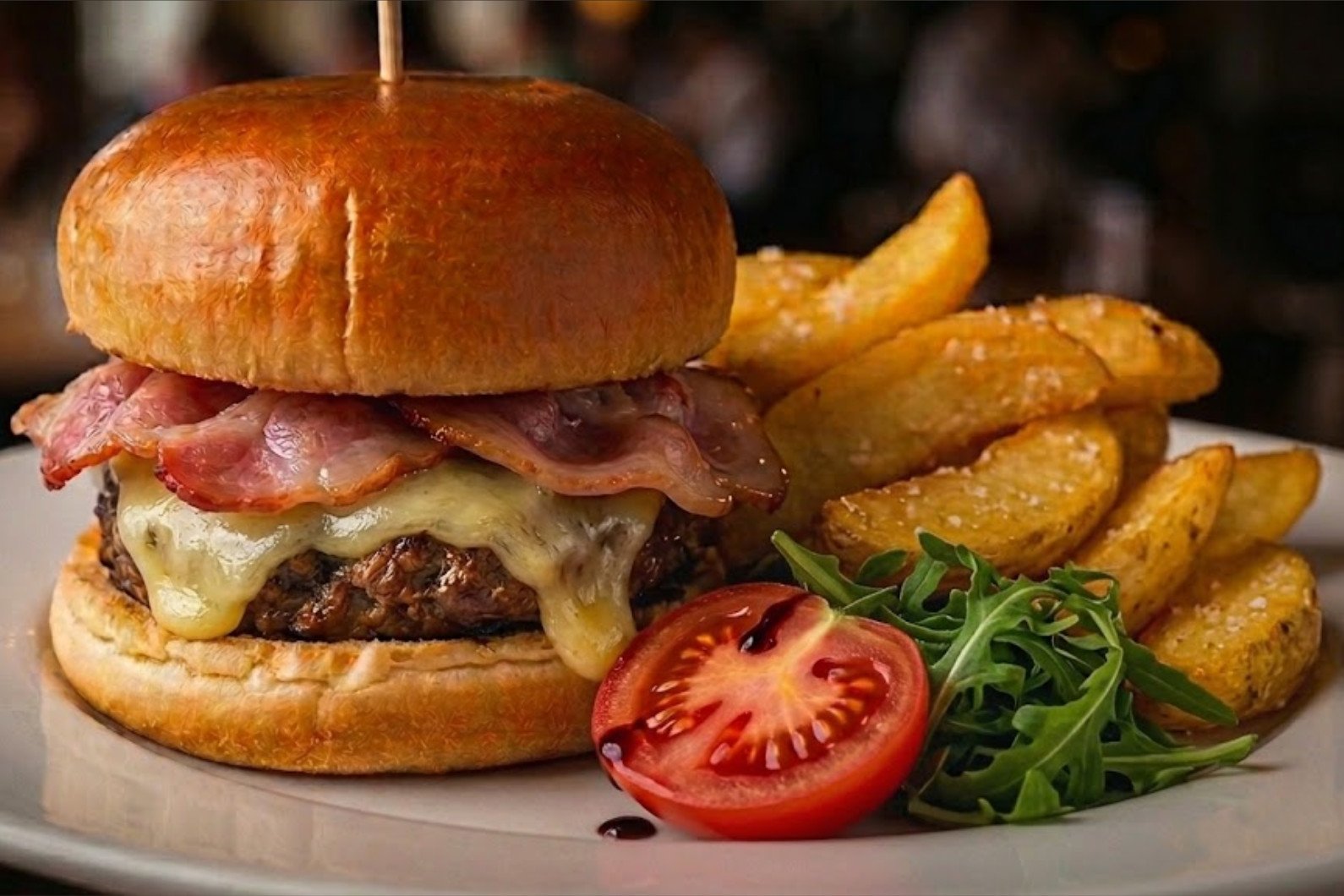 The Red Lion at Kniveton - Burgers